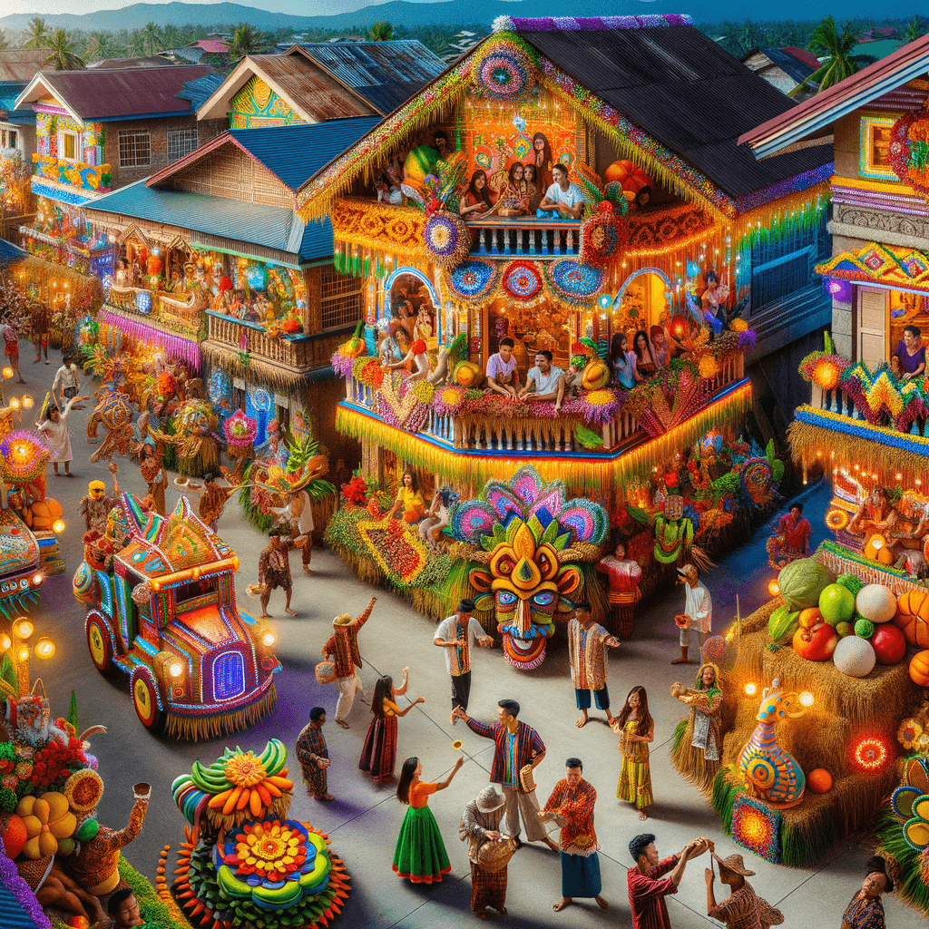 Pahiyas Festival - Lucban, Philippines Numbered Painting Kits