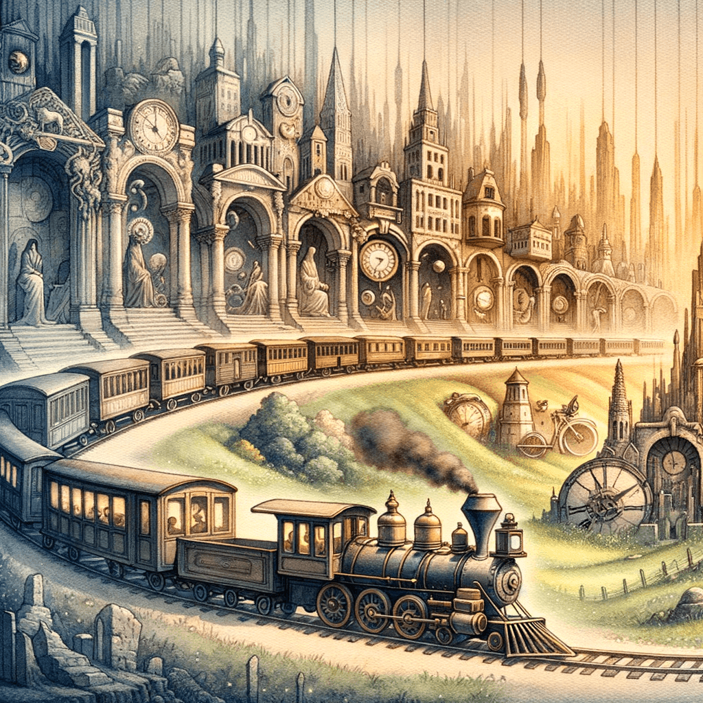 Time Travel Express Numbered Painting Kits