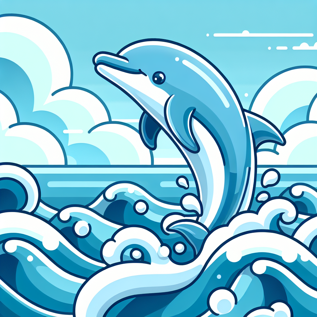 Mystic Dolphin Dive Paint By Numbers
