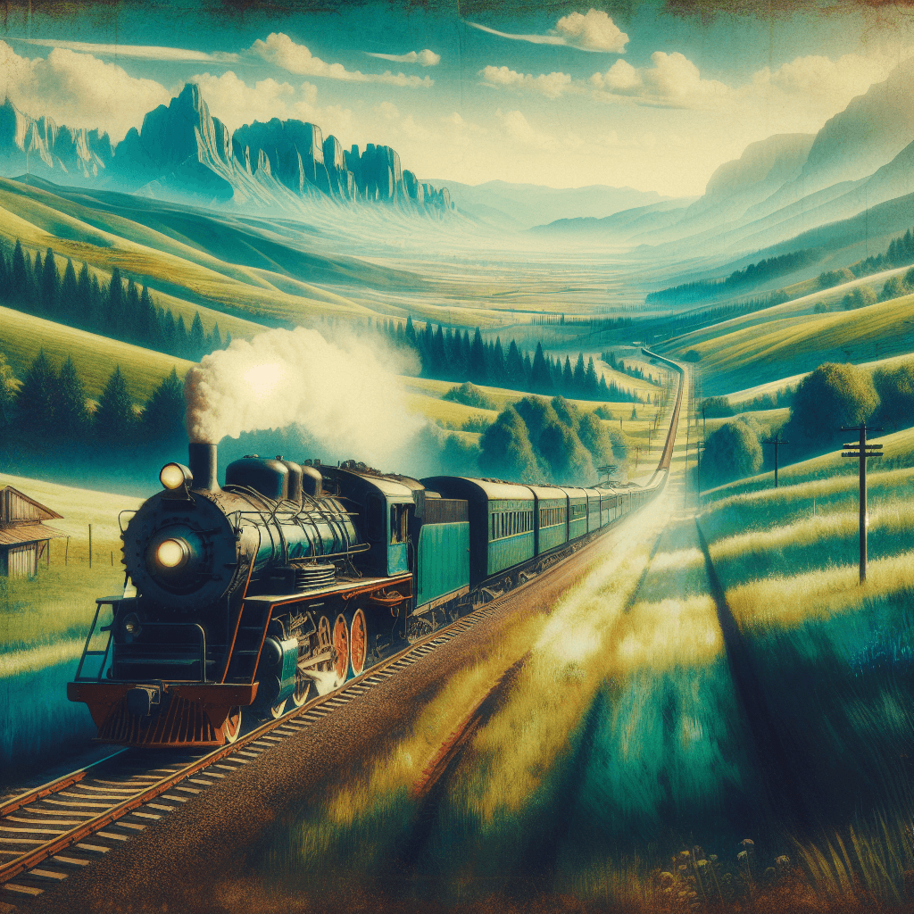 Timeless Railway Adventure Numbered Painting Kits