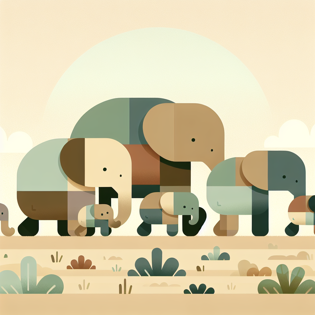 Enchanting Elephants Painting By Numbers Kit
