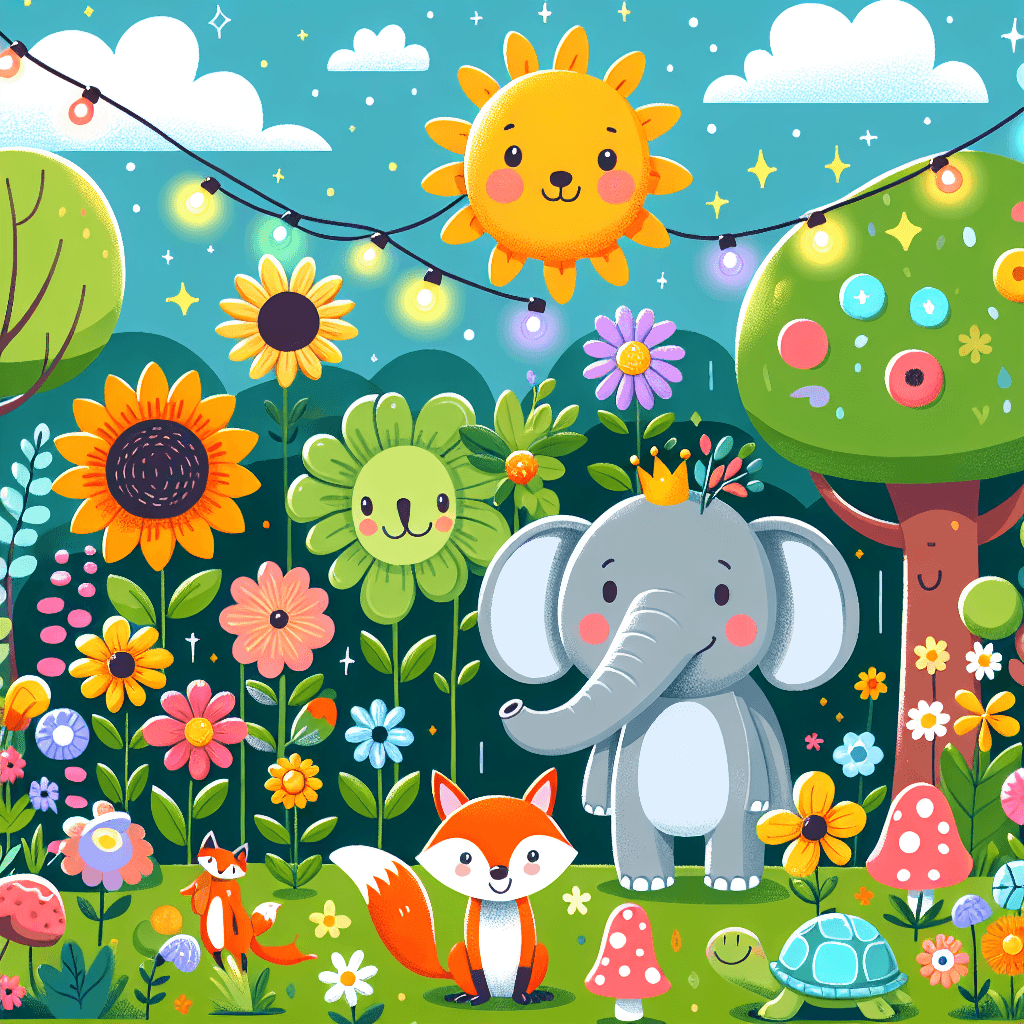 Fanciful Garden Frolic Paint By Number