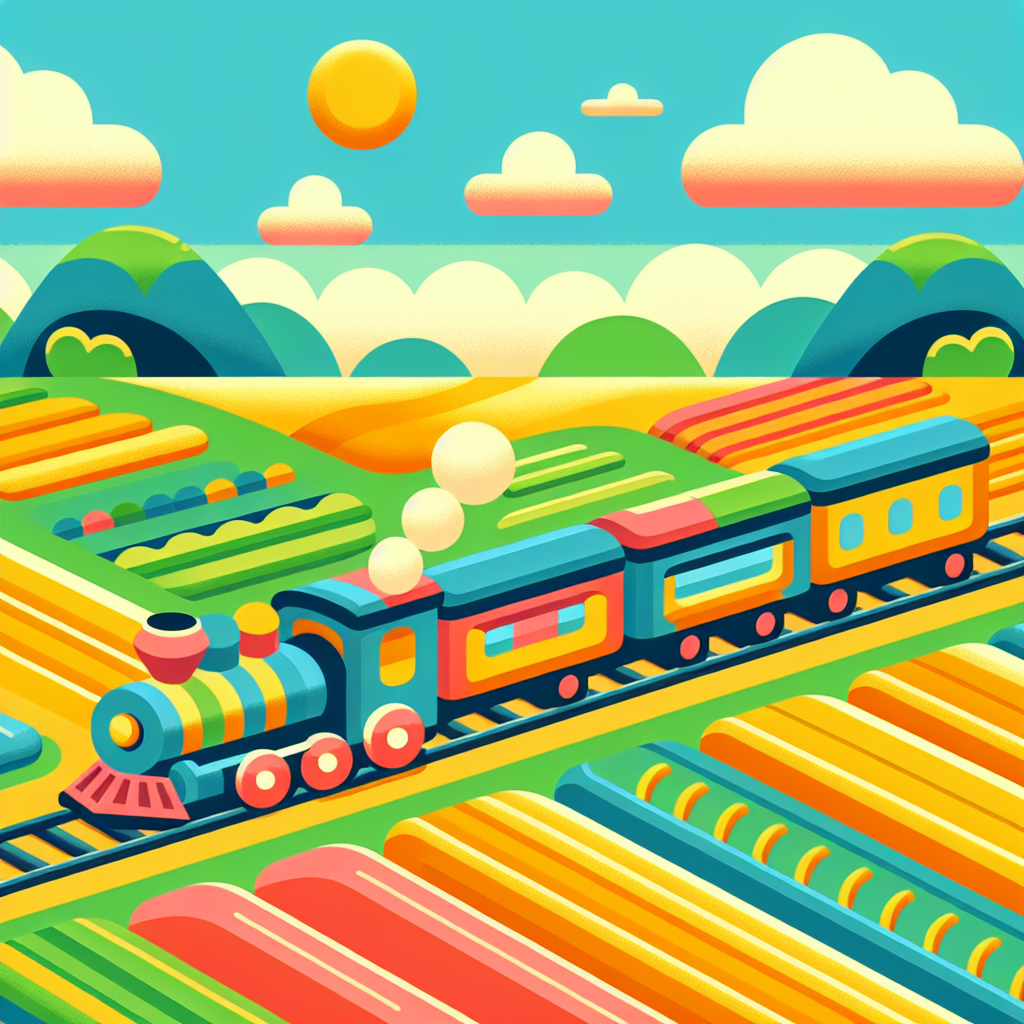 Terrific Trains On Track Painting Number Kit