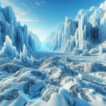 Majestic Glacier Adventure Paint By Numbers Art