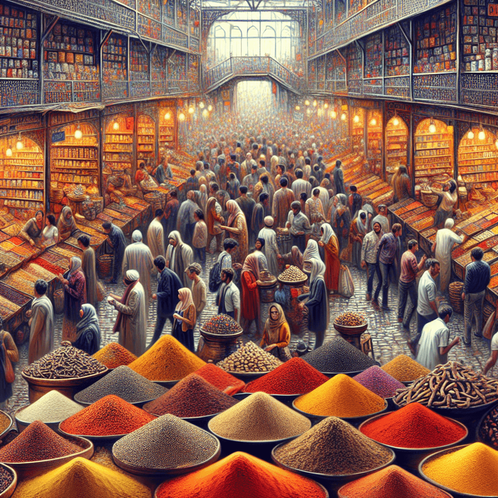 Exotic Spice Market Paint By Numbers Kits