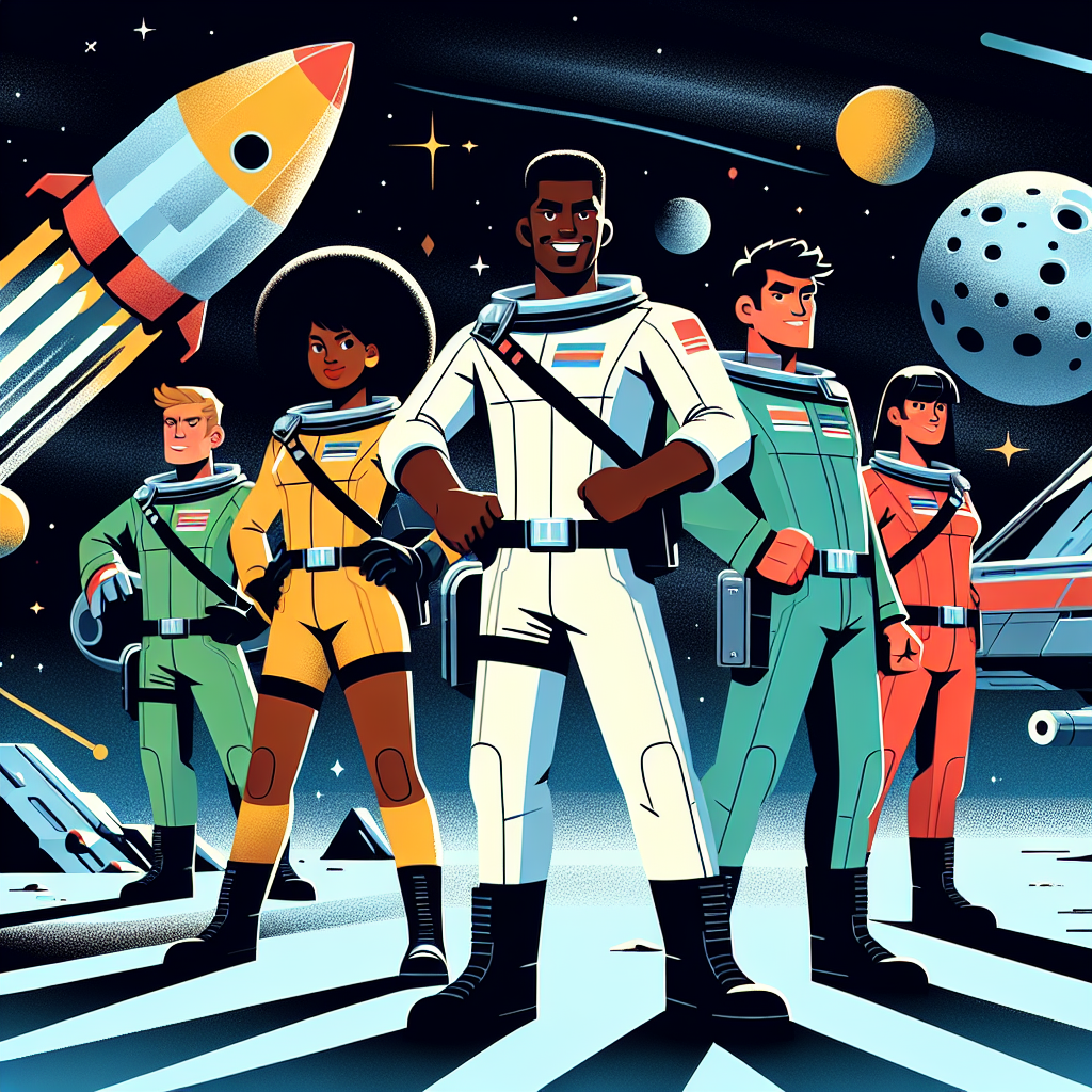 Space Rangers Mission Painting By Numbers Kit