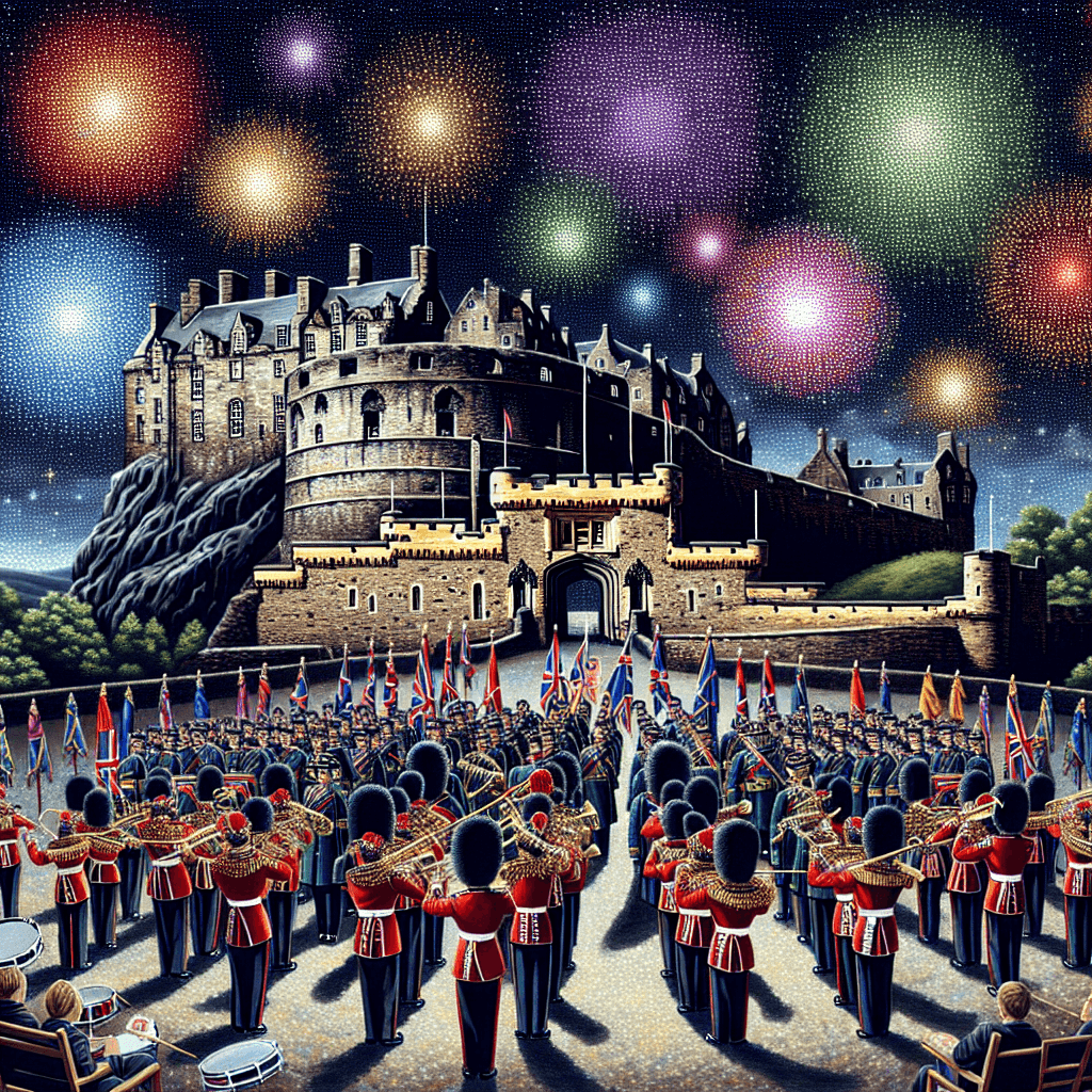 Edinburgh Military Tattoo - Edinburgh Number Painting