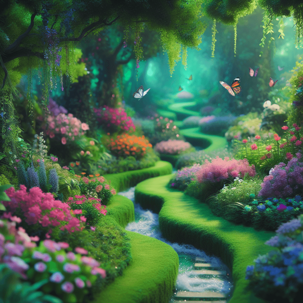 Enchanting Secret Garden Painting Number Kit