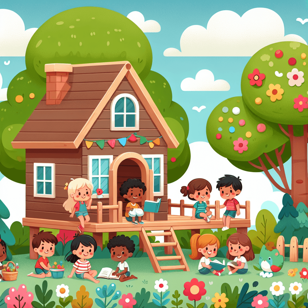 Friendship Treehouse Paint By Numbers Art