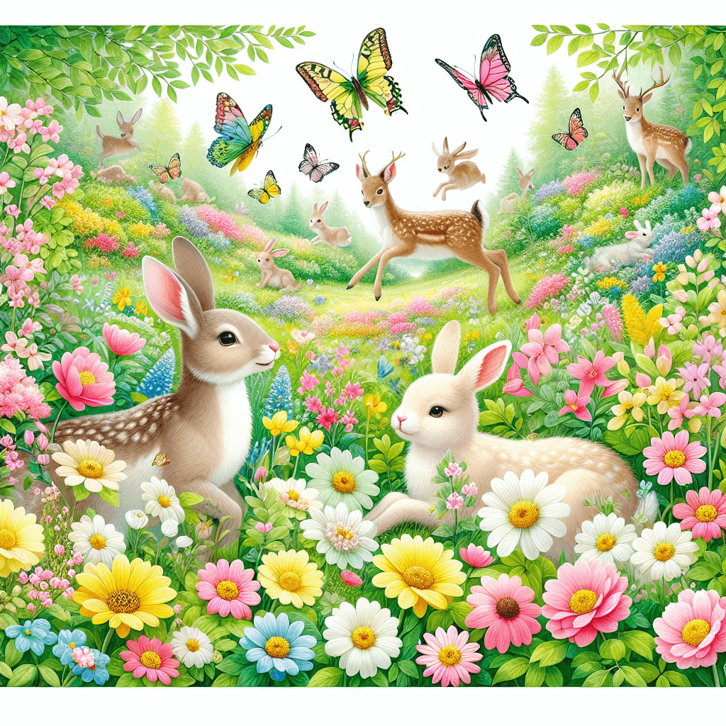 Charming Meadow Frolic Paint By Numbers Kits
