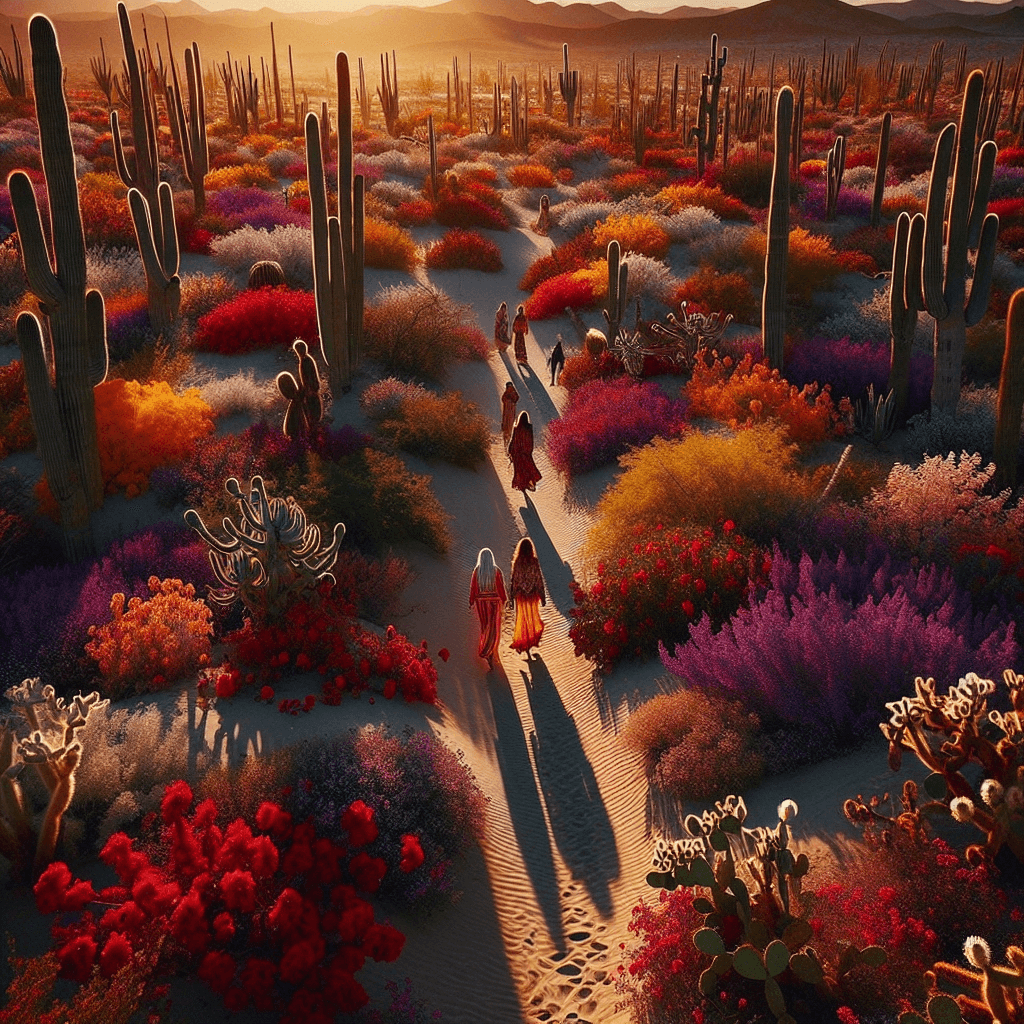 Bohemian Desert Oasis Numbered Painting Kits