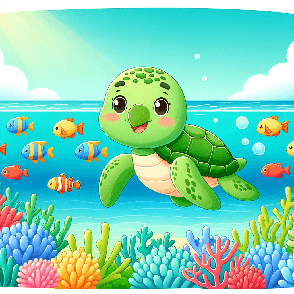 Jolly Sea Turtle Numbered Painting Kits