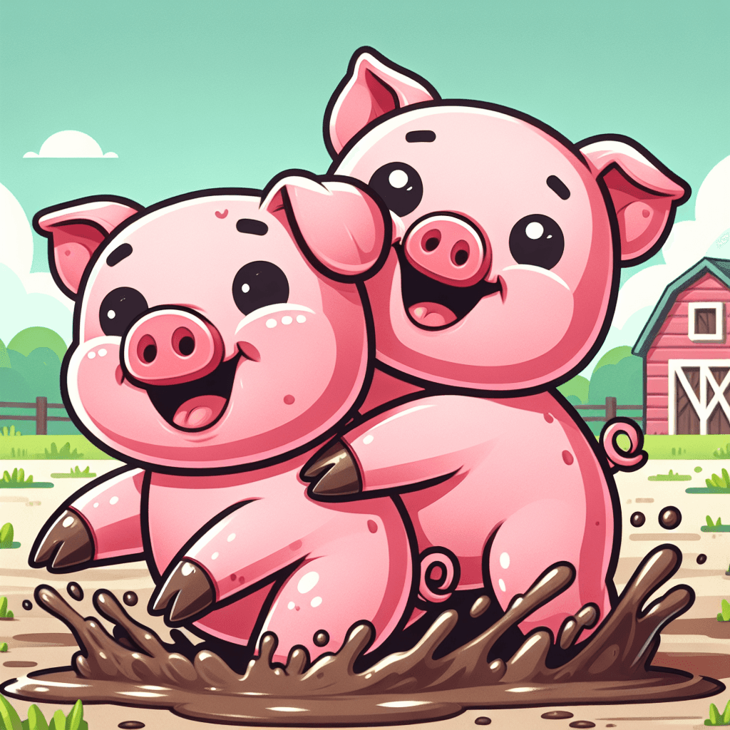 Merry Pigs Paint By Numbers Art