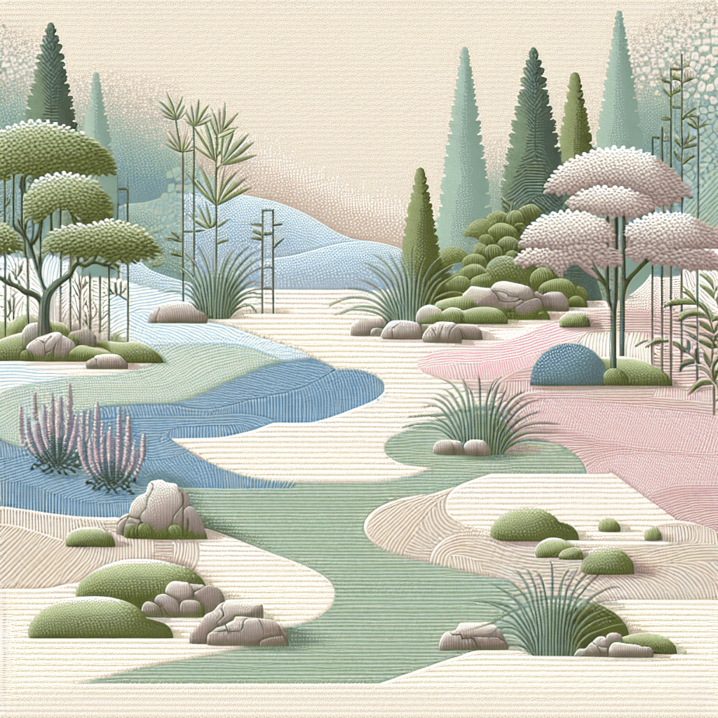 Zen Garden Escape Tapestry Paint By Color