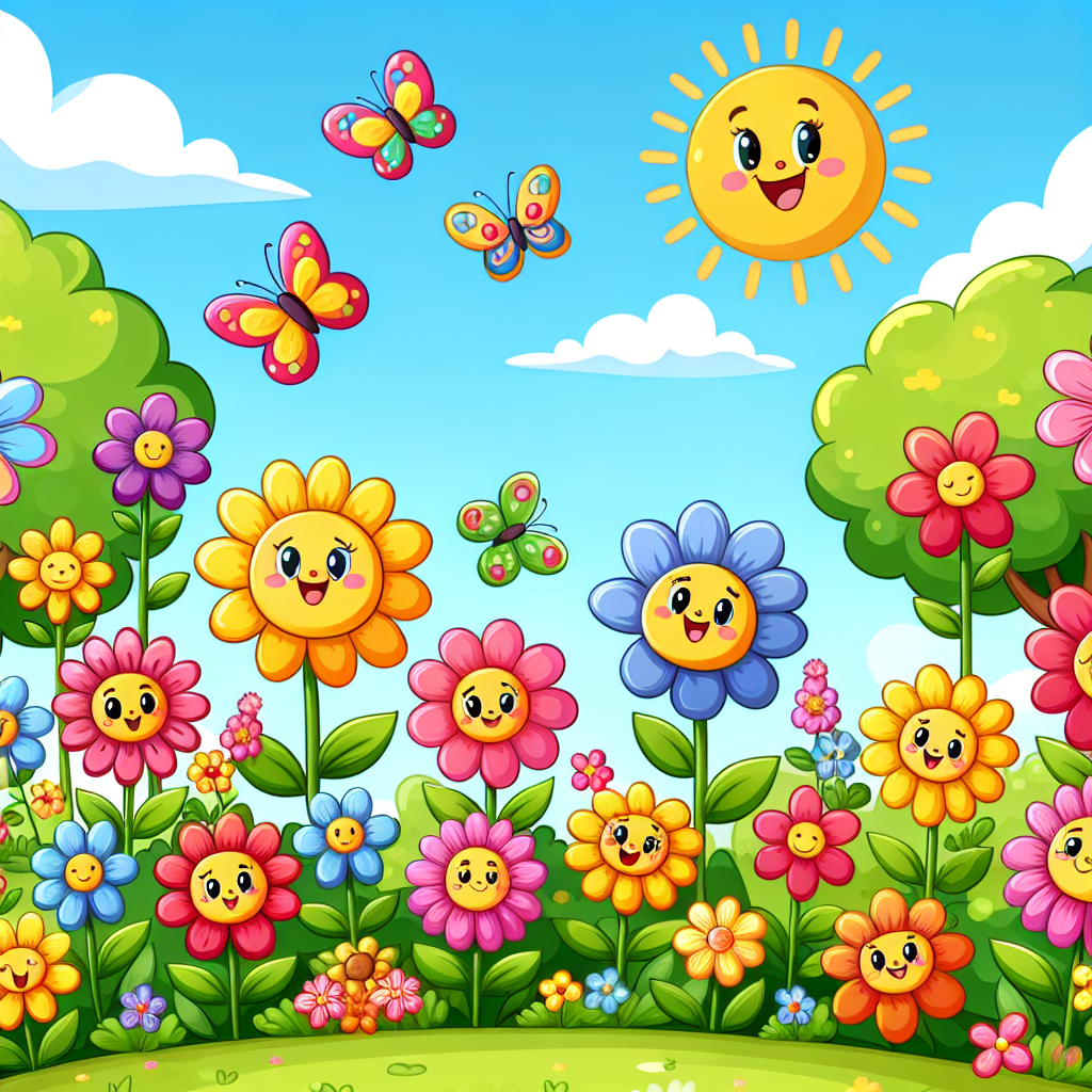 Joyful Flower Power Paint By Number