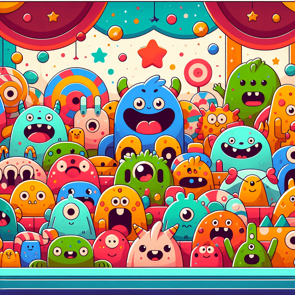Fantasy Monster Mash Number Painting