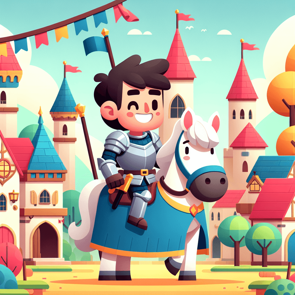 Knight's Medieval Quest Paint By Number