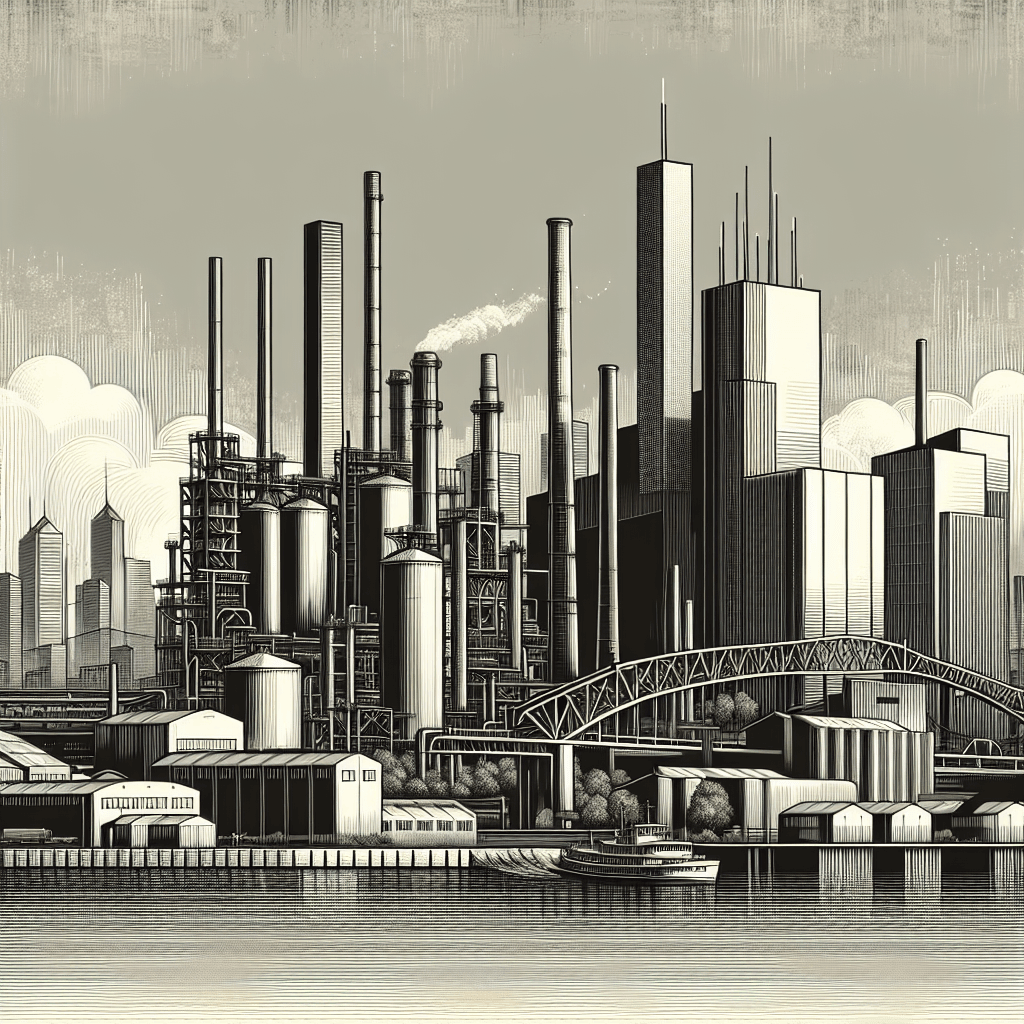 Industrial Urban Landscape Paint By Numbers Kits
