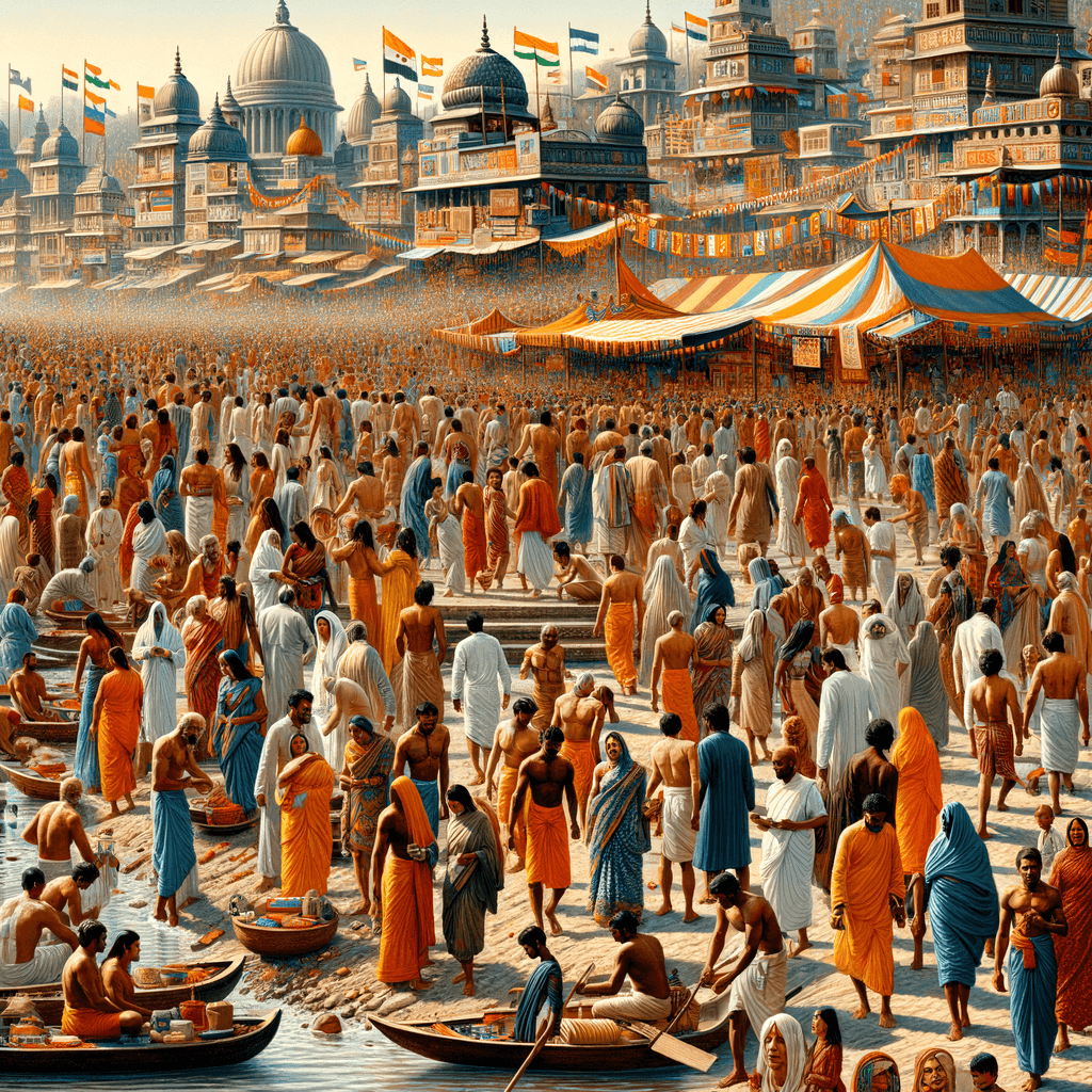 Kumbh Mela - Allahabad Paint By Number