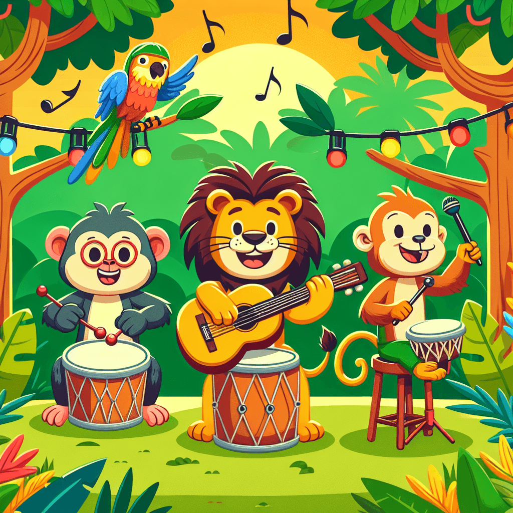 Jungle Jamboree Fiesta Painting By Numbers Kit