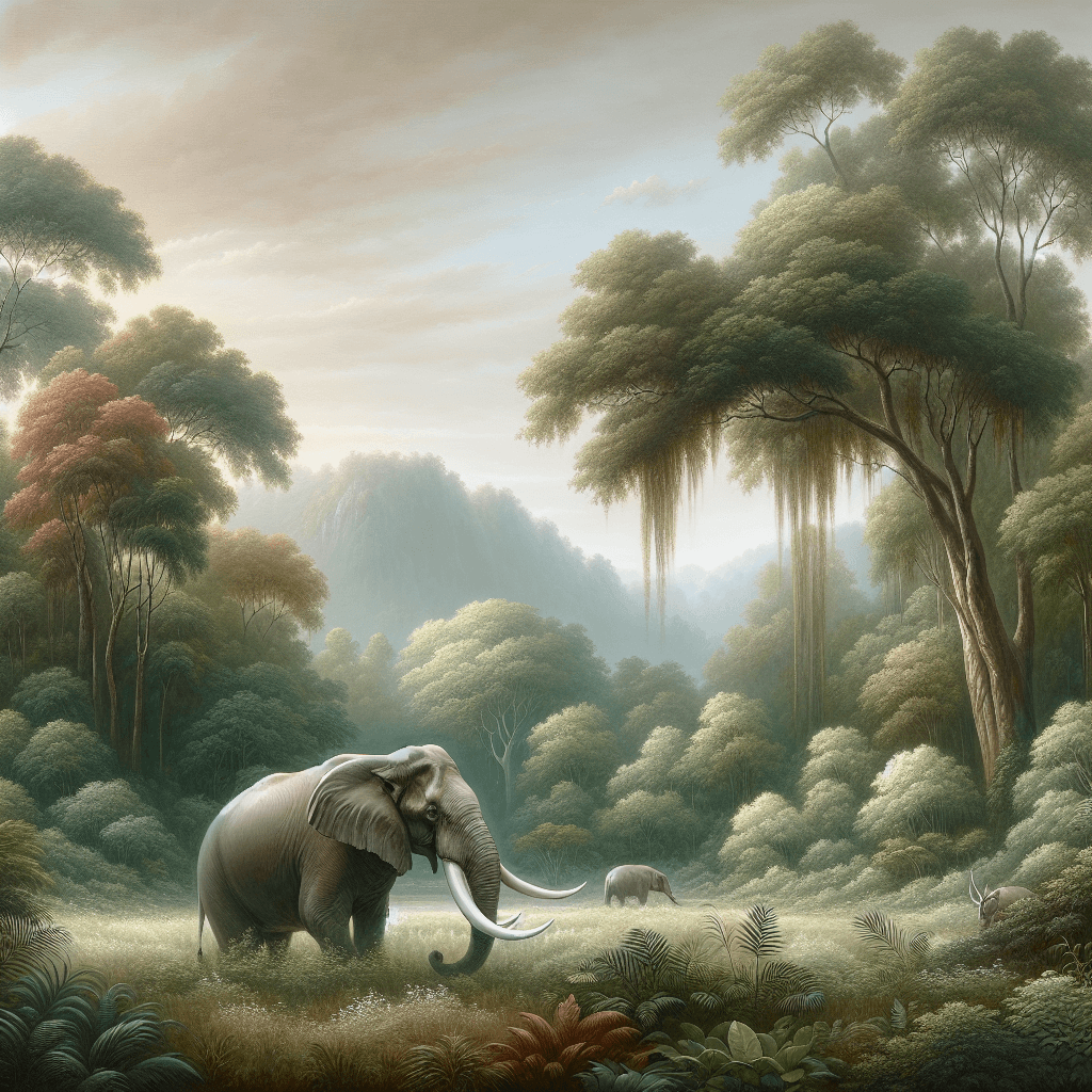 Elephant's Gentle Grace Numbered Painting Kits