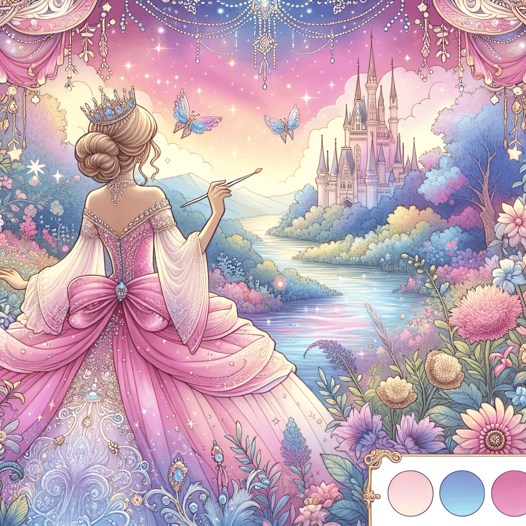 Princess Dreamscape Numbered Painting Kits