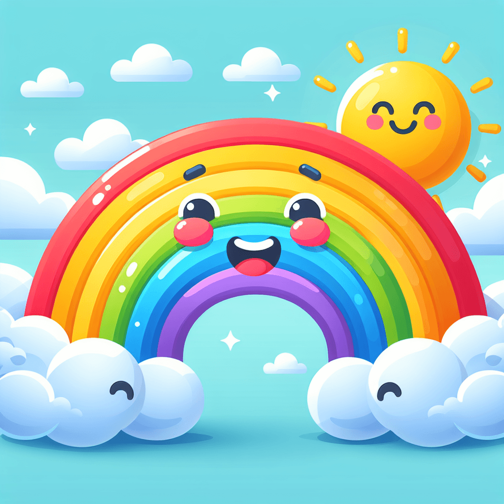 Bouncy Rainbow Bridge Paint By Numbers Kits