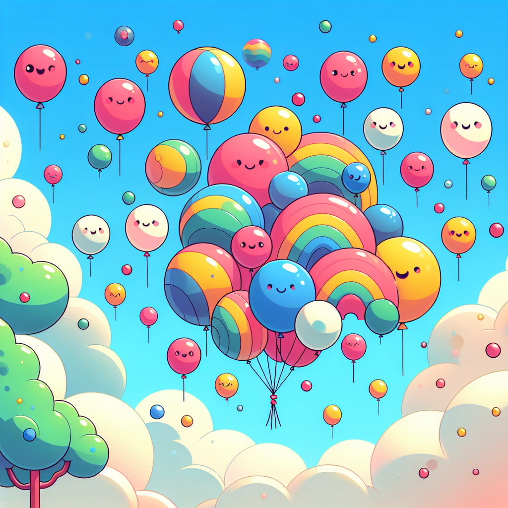 Cheery Balloon Festival Paint By Numbers Kits
