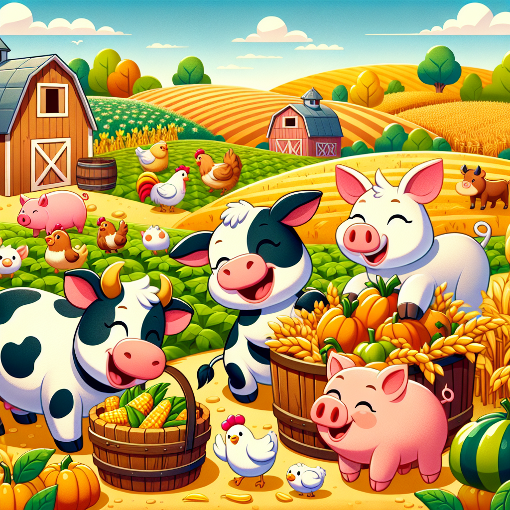 Happy Harvest Barnyard Paint By Color
