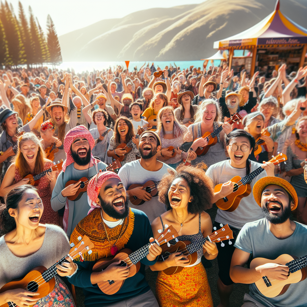 Wellington International Ukelele Orchestra Paint By Color