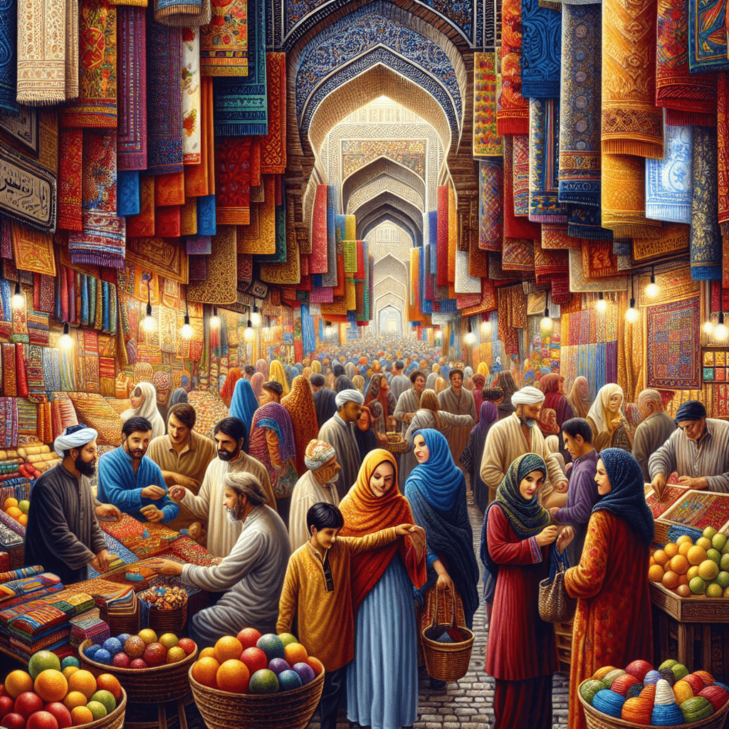Lively Bazaar Wonders Paint By Number