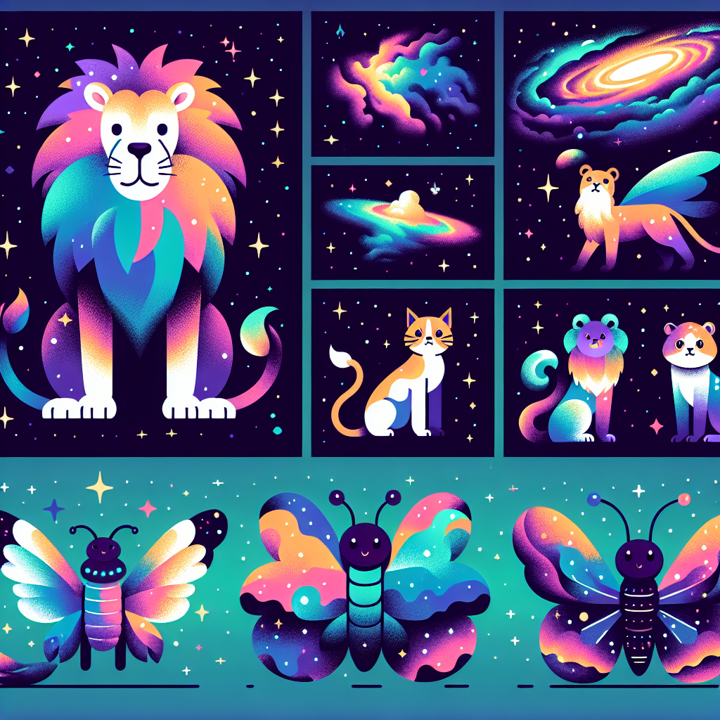 Galaxy Zoo Adventure Numbered Painting Kits