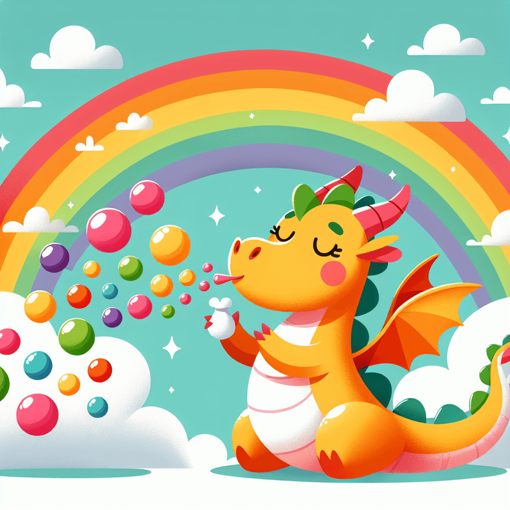 Bubbly Dragon Paint By Number