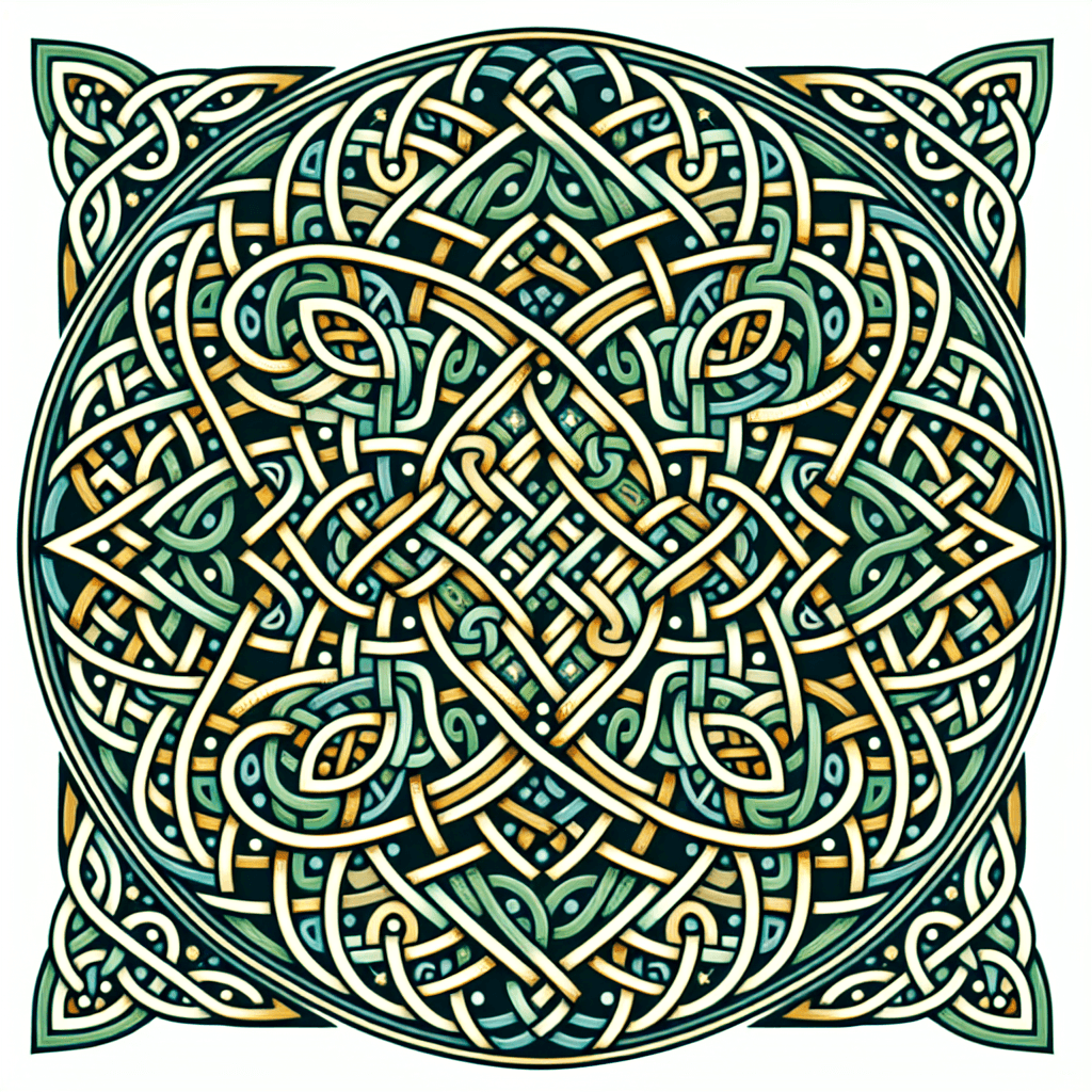 Mystical Celtic Knots Paint By Numbers Art
