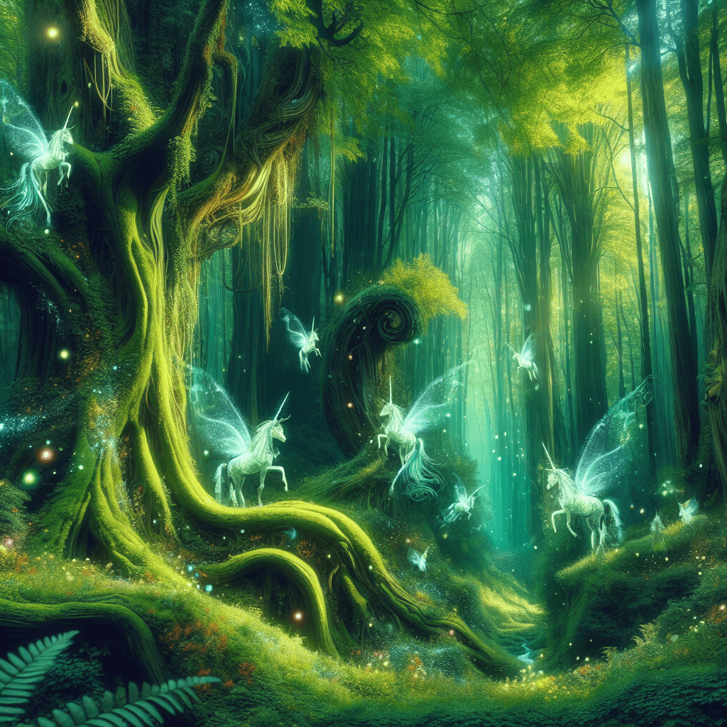 Mythical Forest Creatures Paint By Number
