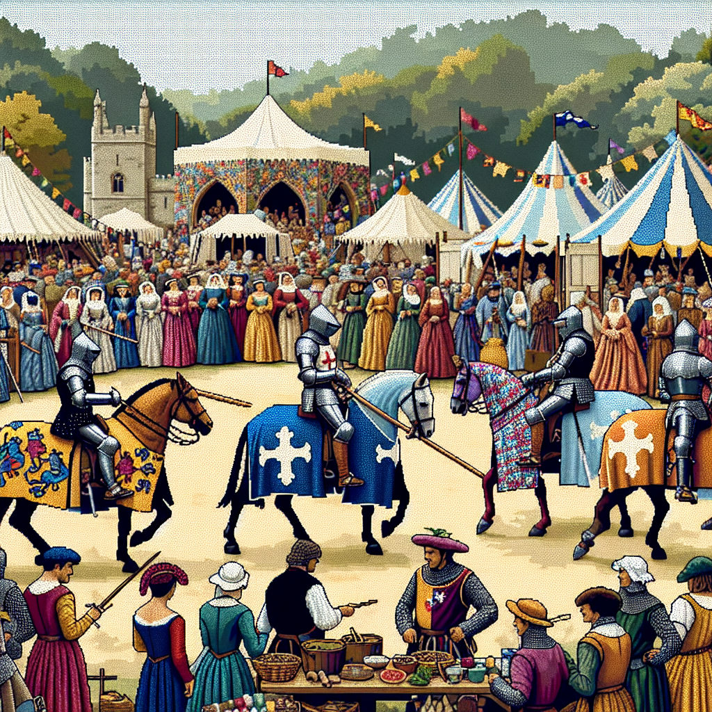 Camelot Medieval Fayre - Australia Numbered Painting Kits