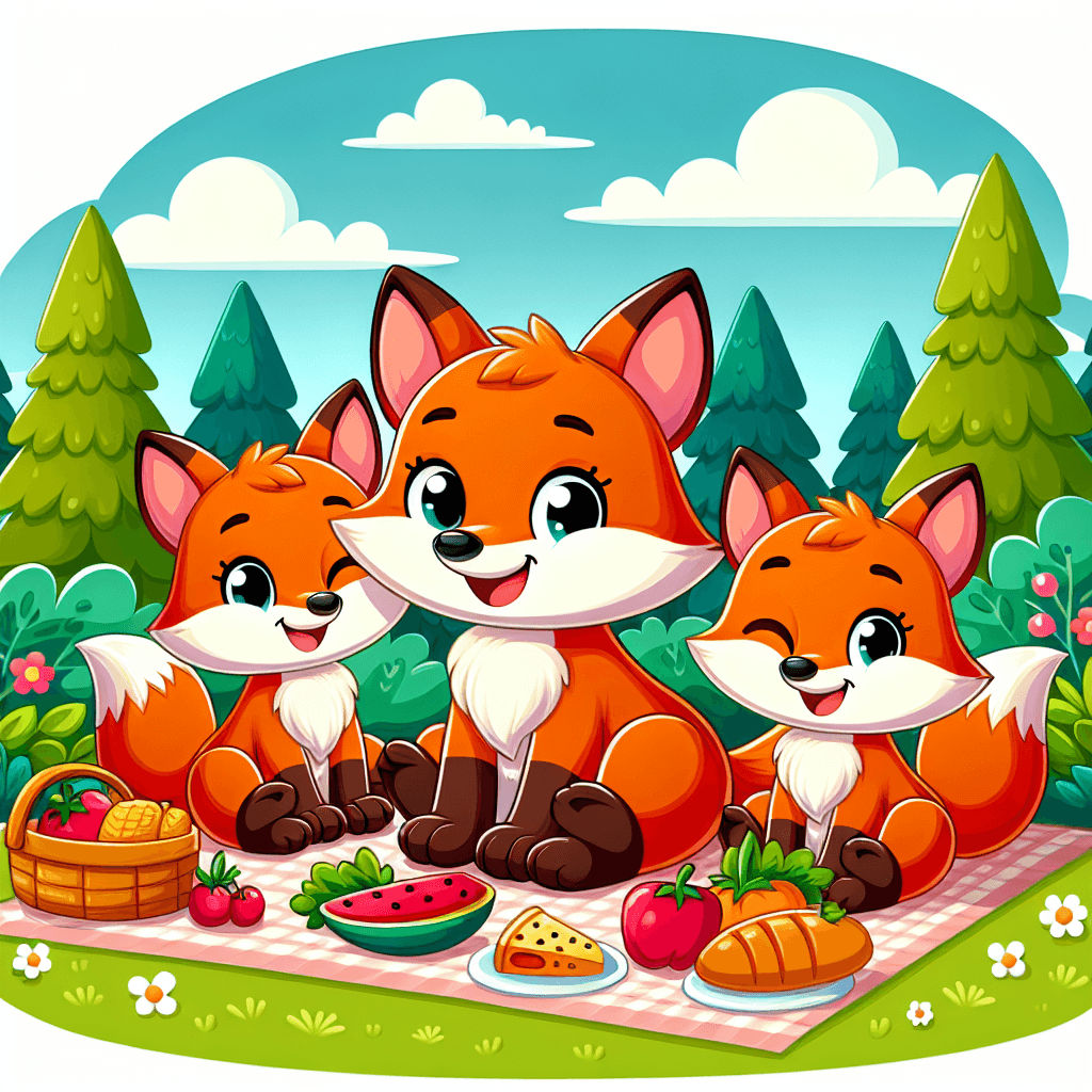 Festive Fox Family Numbered Painting Kits