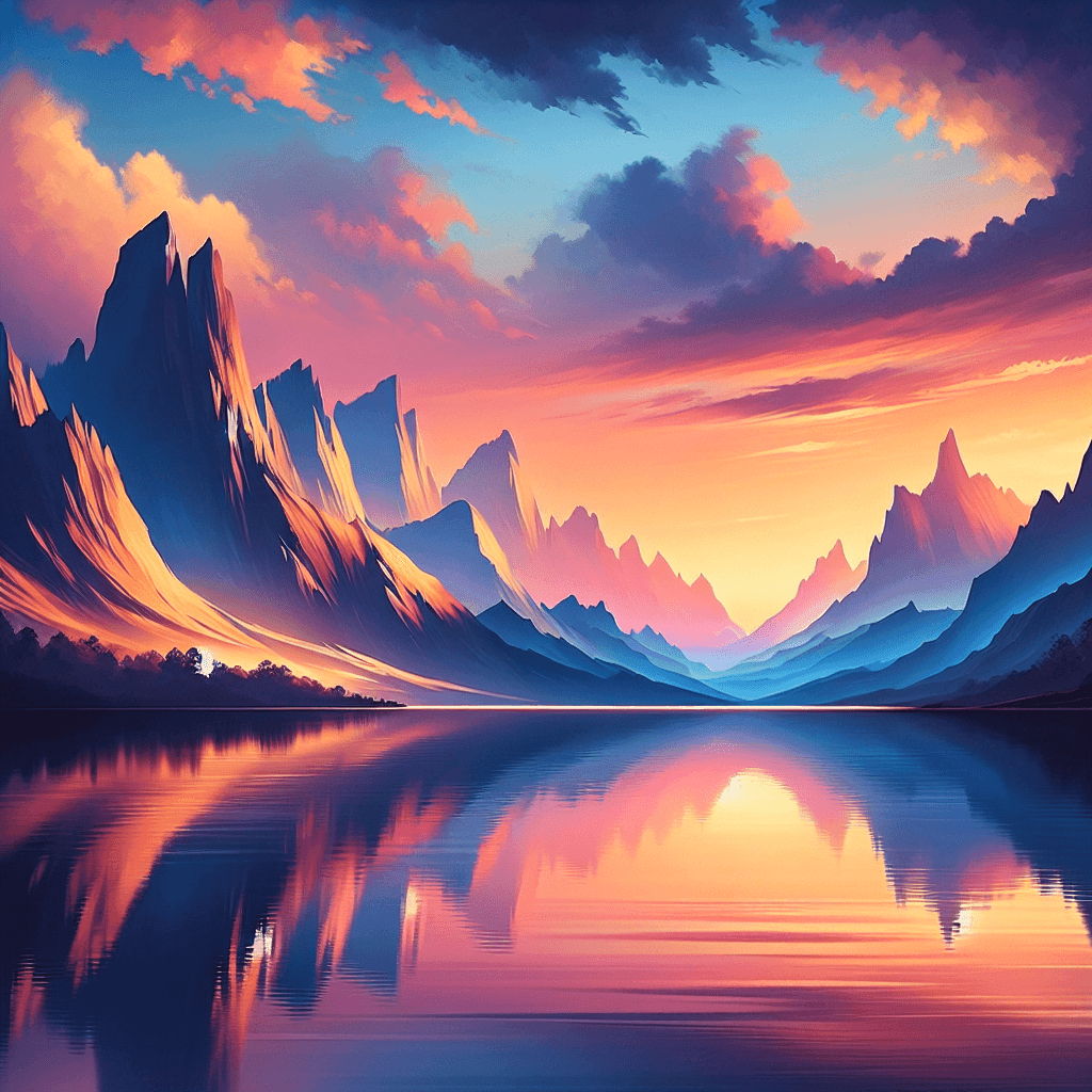 Peaceful Reflections Paint By Numbers