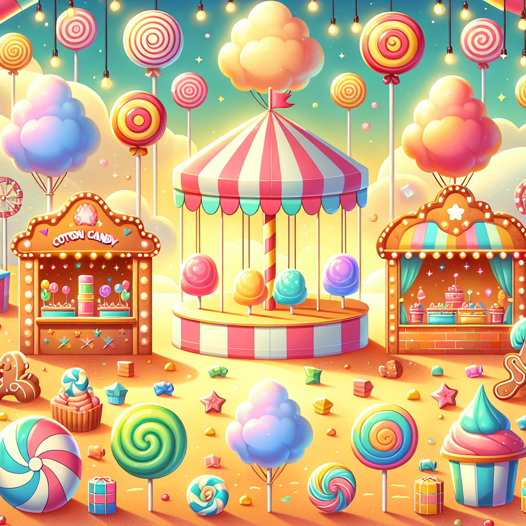 Cheerful Candy Carnival Painting Number Kit