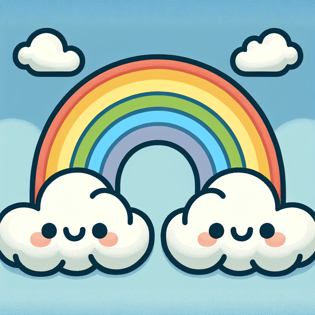 Rainbow Rain Numbered Painting Kits