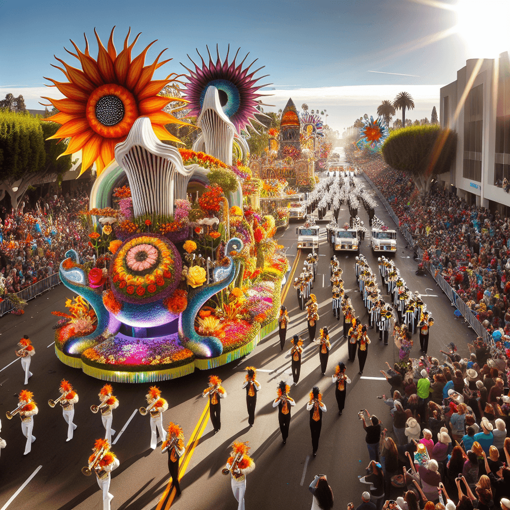 The Rose Parade - USA Paint By Numbers Kits