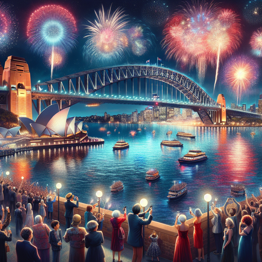 New Year’s Eve Fireworks - Australia DIY Paint By Numbers
