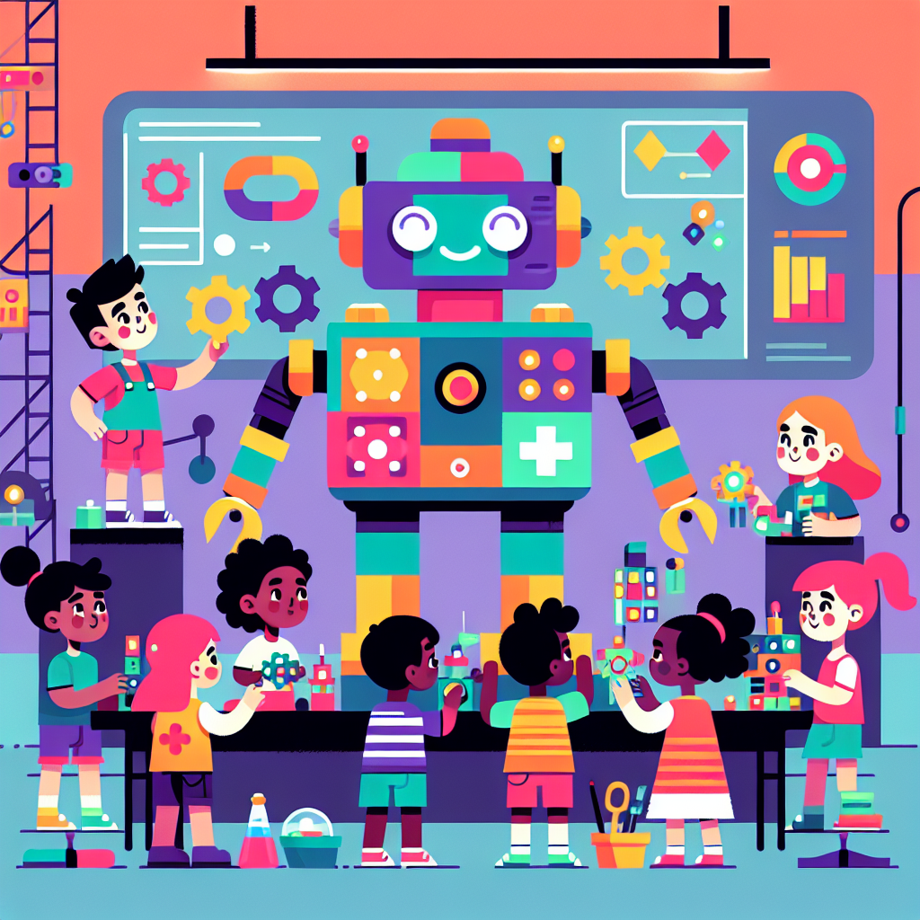 Robot Building Lab Paint By Numbers