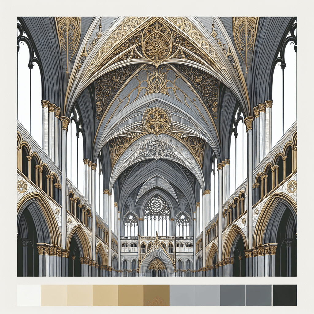 Gothic Cathedral Elegance Paint By Numbers Art