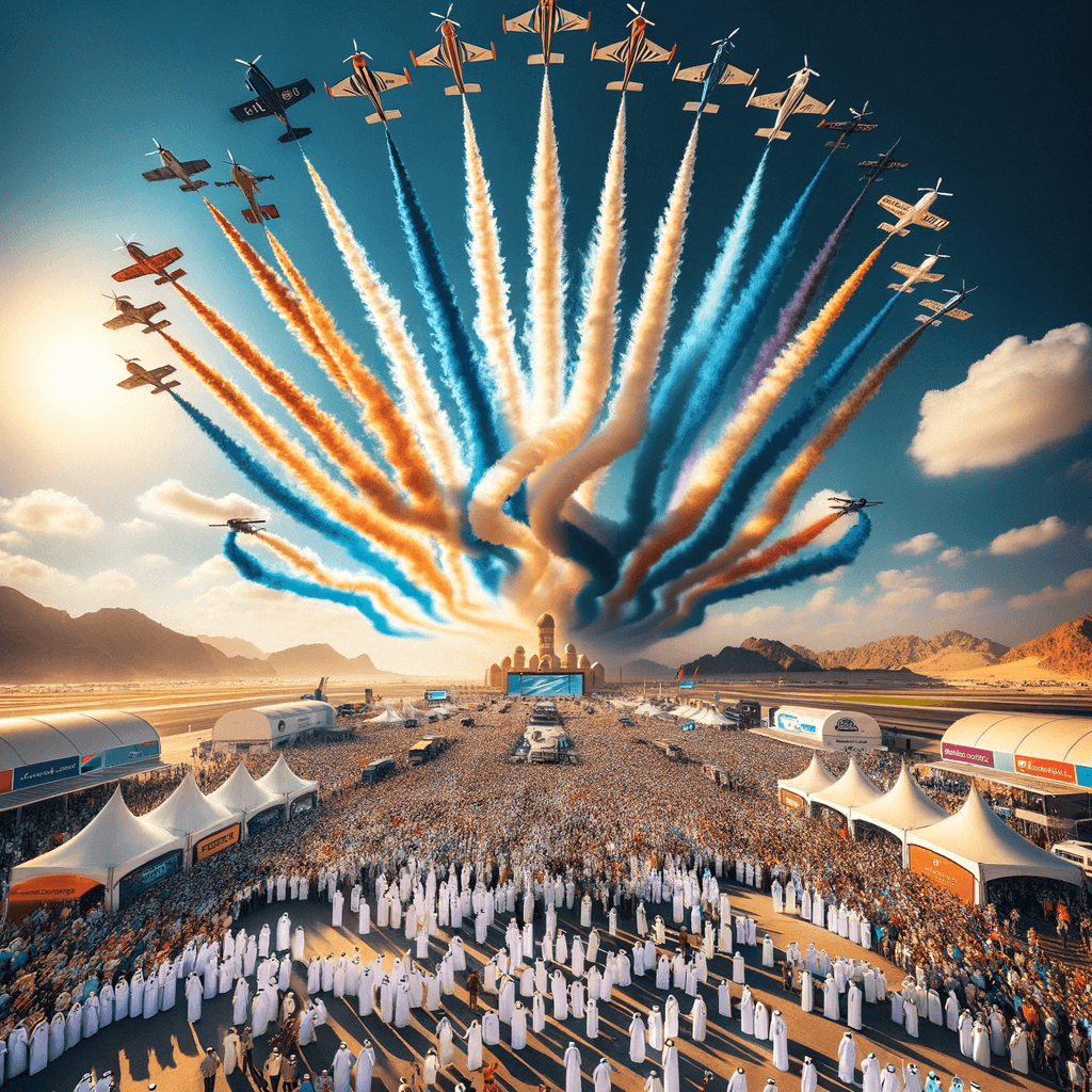 Al Ain Air Show - Abu Dhabi Number Painting