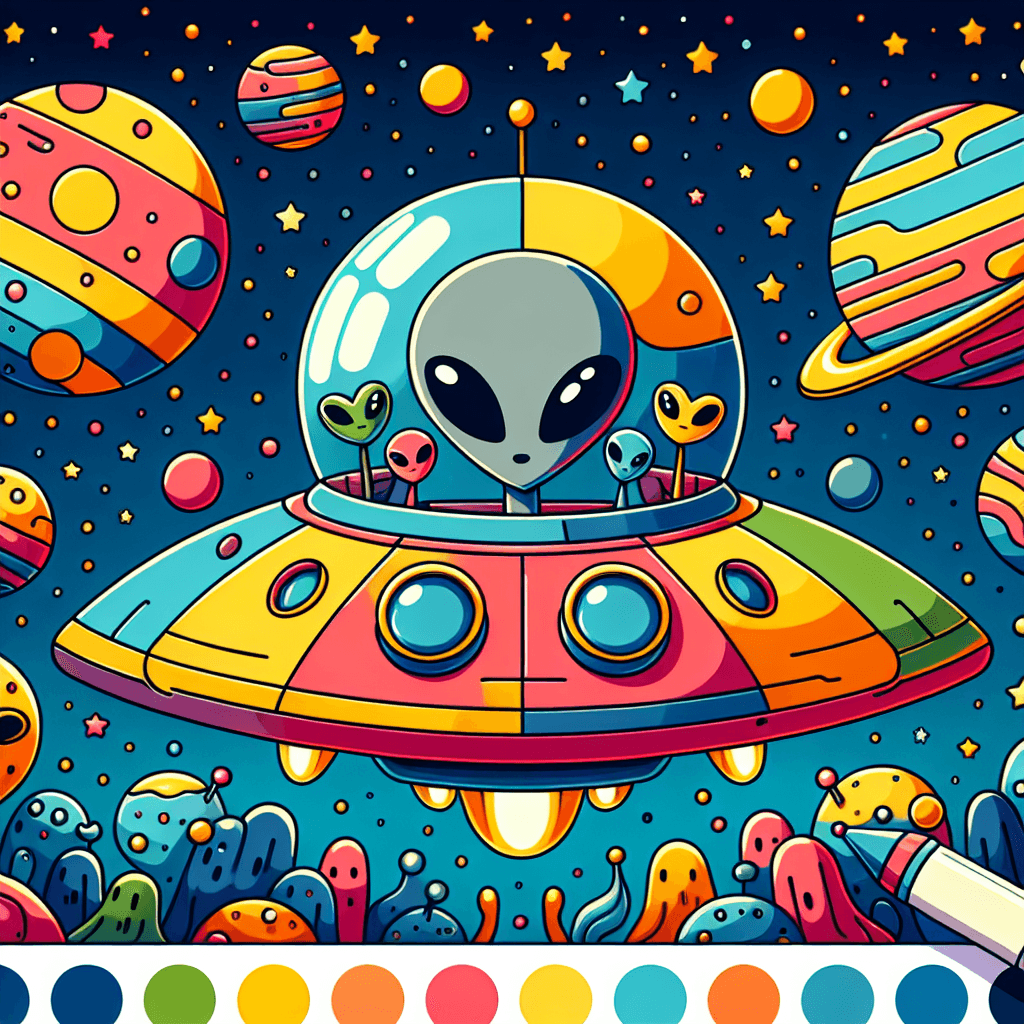 Mysterious Space Exploration DIY Paint By Numbers