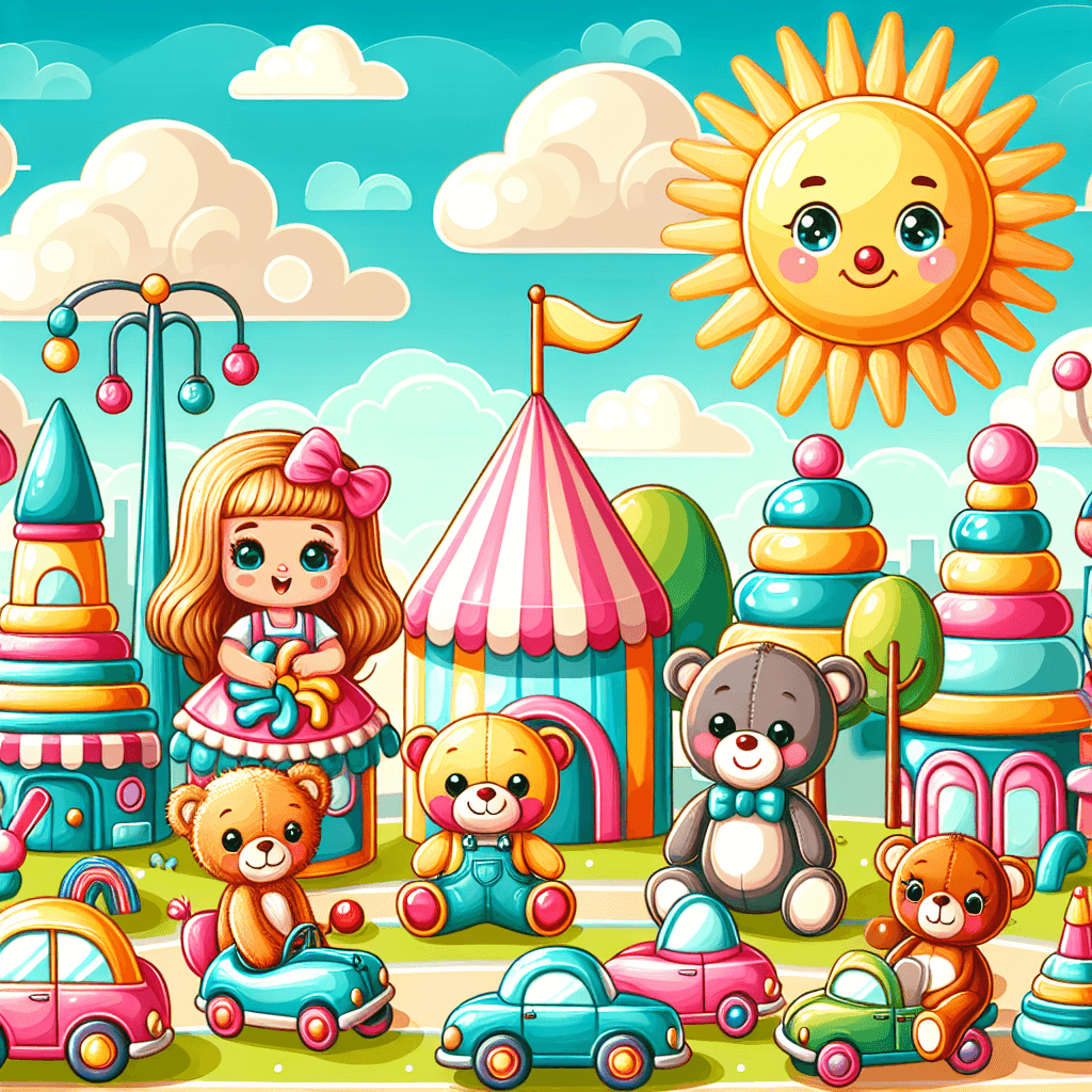 Sunny Day In Toyland Painting By Numbers Kit