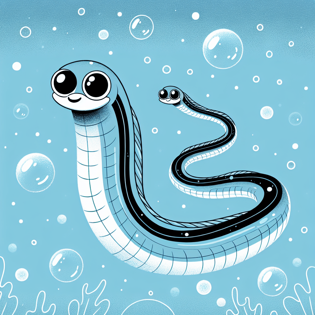 Elusive Eel Painting Number Kit