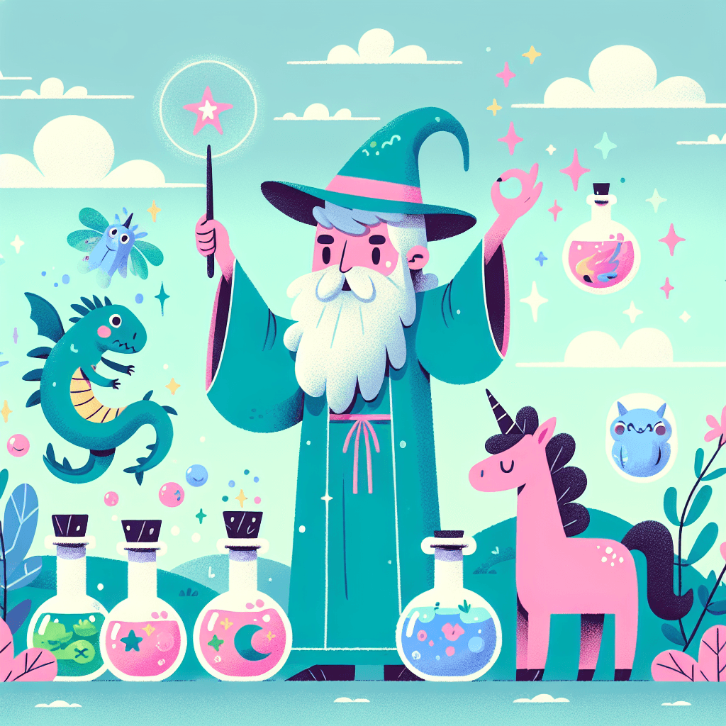 Magical Wizards Paint By Numbers Art