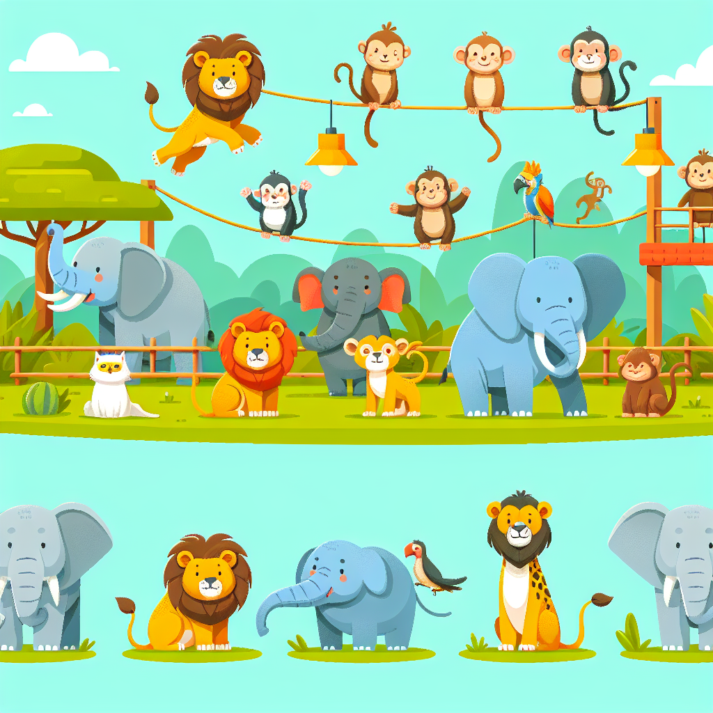 Zoo Adventure Tour Paint By Color